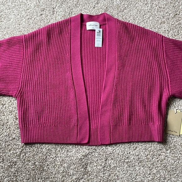 Wilferd Unwind Merino Wool Waist Cardigan - Picture 4 of 10